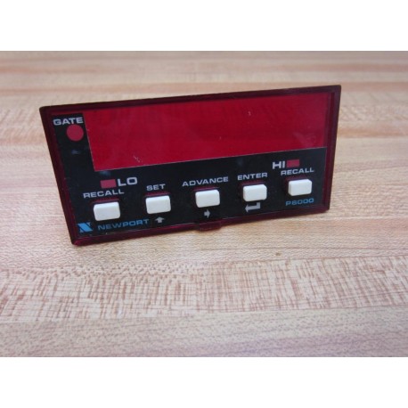 Newport P6000 Digital Frequency Meter Display Panel Display Panel Only - Used