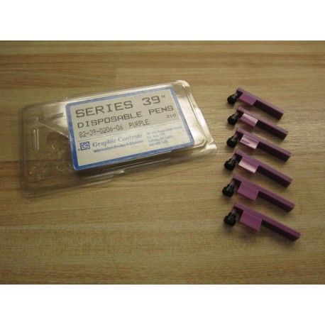 Graphic Controls 82-39-0206-06 Purple Chart Recorder Pen (Pack of 6)