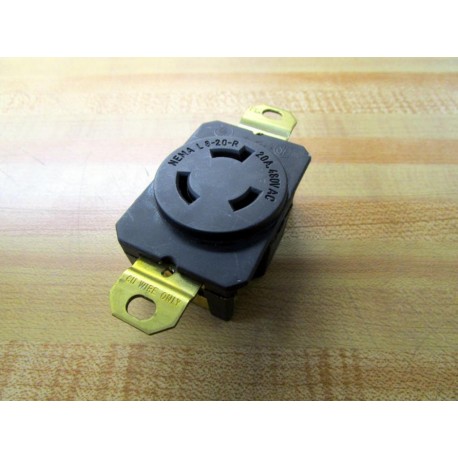 Pass & Seymour L8-20-R Receptacle L820R - New No Box