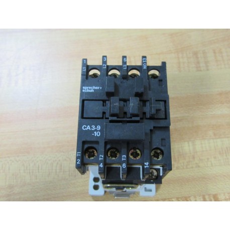 Sprecher Schuh CA3-9-10 Contactor  CA3910 24-28V - Used