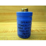 Sprague 36DX EP50-242 Capacitor 36DXEP50242 - Used