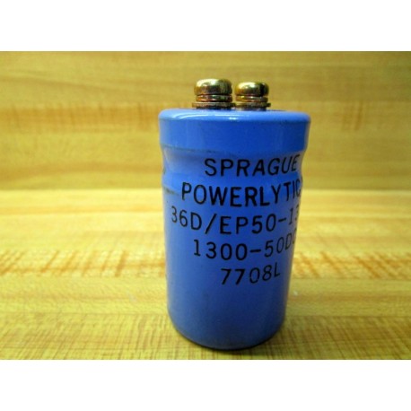 Sprague 36DEP50-132 Capacitor 36DEP50132 - Used