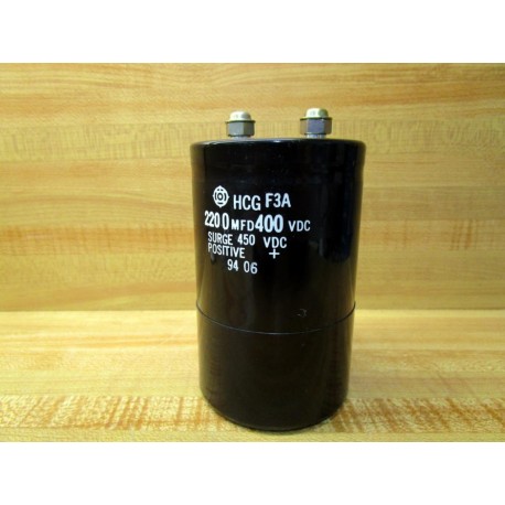 Hitachi HCG F3A Capacitor HCGF3A 2200MFD400VDC - New No Box