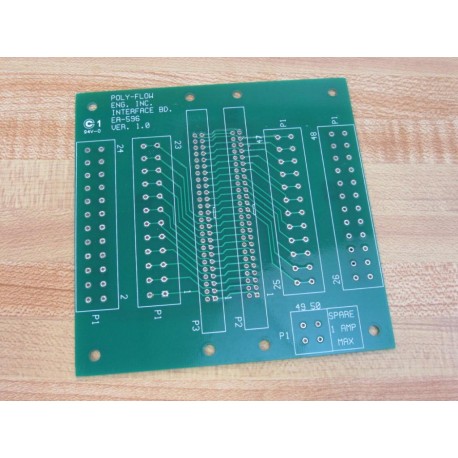 Poly-Flow Eng. EA-596 Interface Board EA596 - New No Box