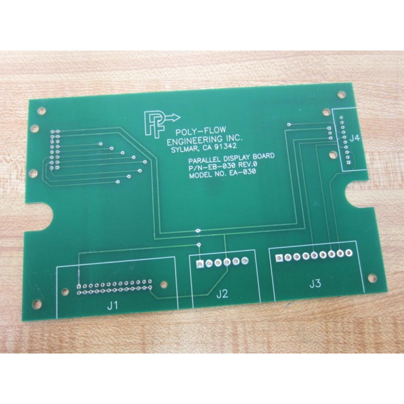 Poly-Flow Eng. EB-030 Parallel Display Board EA-030 - New No Box - Mara ...