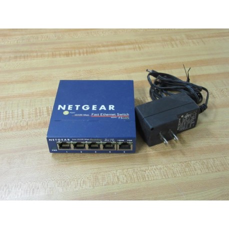 NetGear FS105 Pro-Safe 5 Port 10100 Switch - Used