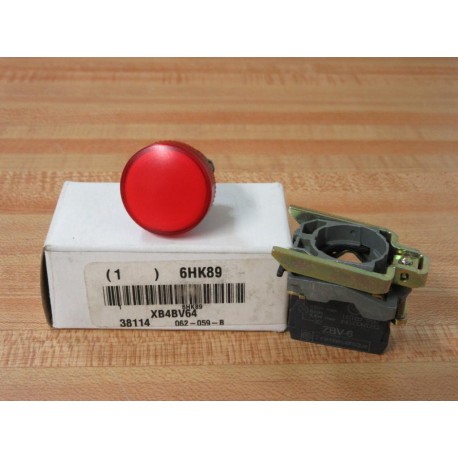 Telemecanique XB4BV64 Push Button Light Module 6HK89