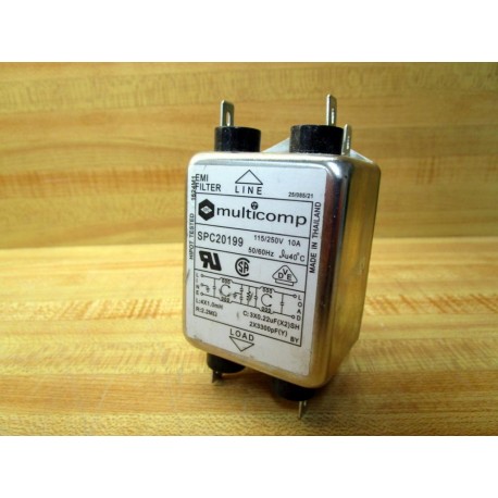 Multicomp SPC20199 EMI Filter - New No Box