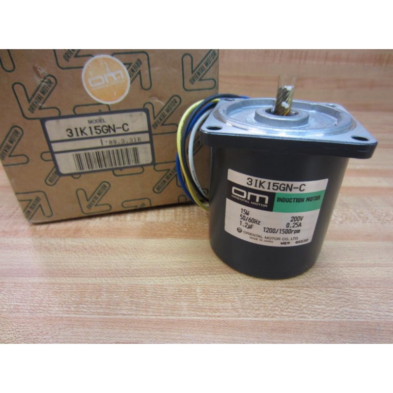 Oriental Motor 3IK15GN-C Induction Motor 3IK15GNC - Mara Industrial