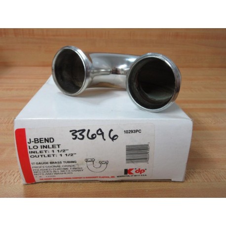 Keeney 10293PC J-Bend Lo Inlet