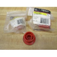 General Electric CR104PXM04R Red Mushroom Head Knob (Pack of 3)