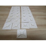 Panduit ABM4H-A-L Adhesive Cable Tie Mounts (Pack of 29) - New No Box