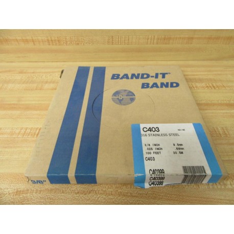 Band-It C40399 Metal Banding C403  SS 316 100'