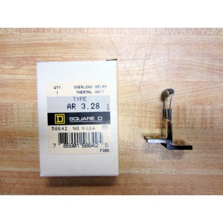Square D AR 3.28 Overload Relay Heater AR328