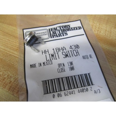 Carrier HH-18HA-430 Limit Switch HH18HA430