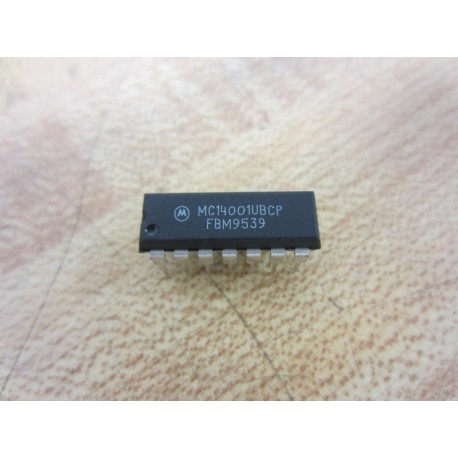 Motorola MC14001UBCP Integrated Circuit (Pack of 11)