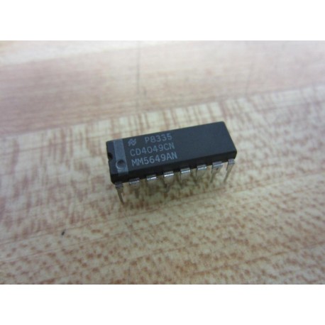 National Semiconductor CD4049CN Integrated Circuit (Pack of 2)