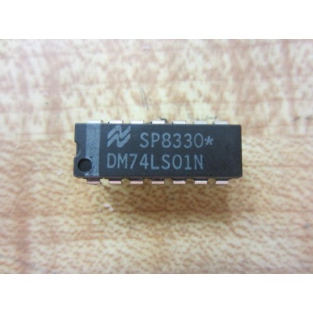 National Semiconductor DM74LS01N Integrated Circuit (Pack of 5)