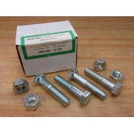 Whitney ZBN150-3" Flange Hex Bolts & Nuts (Pack of 4)