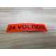 Hazard 24 Voltios Sticker Decal (Pack of 6)