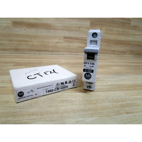 Allen Bradley 1492-CB1G020 Circuit Breaker 1492CB1G020 2A
