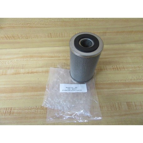 New 300915 Mass Vac SS Gauze Activated Charcoal Filter 