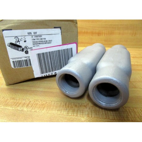 OZ Gedney OZG C27 34" Conduit Body OZGC27 (Pack of 2)