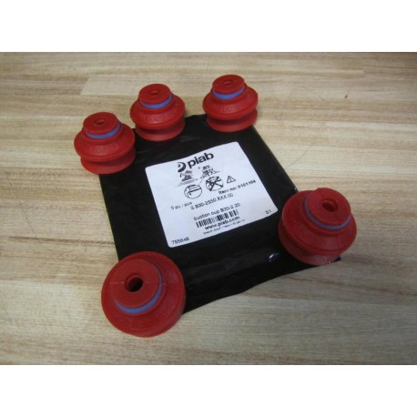 Piab B30-2 Suction Cup B30-2.20 0101104Red (Pack of 5)