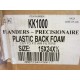 Flanders KK1000 Plastic Back Foam Filters - 15 x 24 x 14 (Pack of 24)