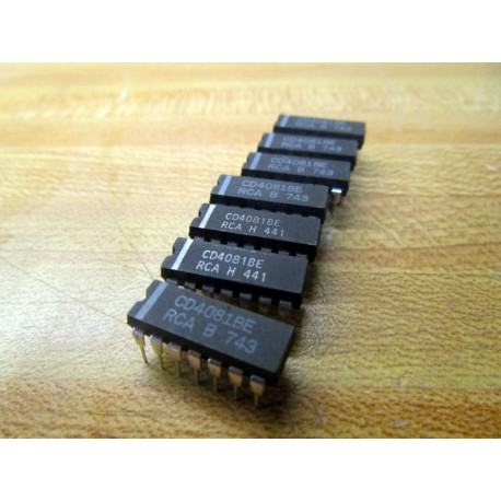 RCA CD4081BE Integrated Circuit (Pack of 7)