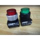 Fuji Electric AH22-EL-E3 Pushbutton AH22ELE3 Red & Green Lens (Pack of 2) - New No Box