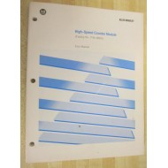 Allen Bradley 1746-HSCE User Manual 1746HSCE Owners Manual - Used