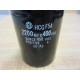 Hitachi HCG F5A Capacitor HCGF5A 2200 MFD 400 VDC - Used