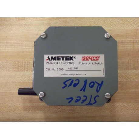 Ametek 2006-402L80A Rotary Limit Switch - Used