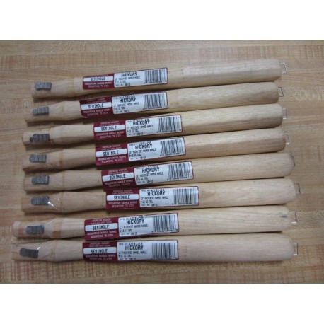American Hickory 403-08 40308 Pack Of 8 12" Mechinist Hammer Handles - New No Box