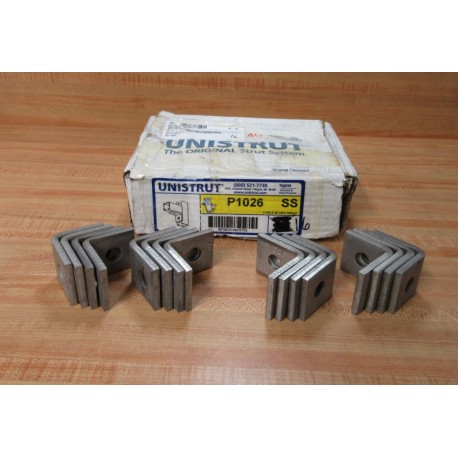 Unistrut P1026 90° Angle Fitting P1026SS (Pack of 16)
