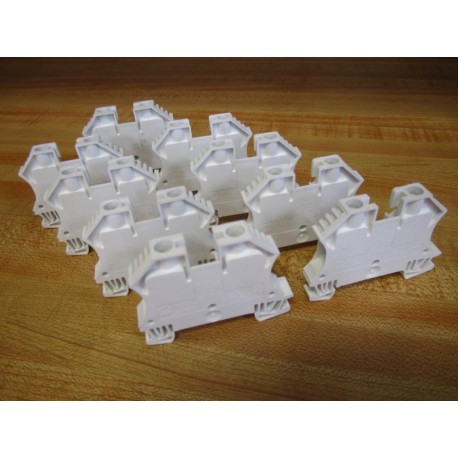 Allen Bradley 1492-J10 Terminal Block 1492J10 White (Pack of 9) - New No Box