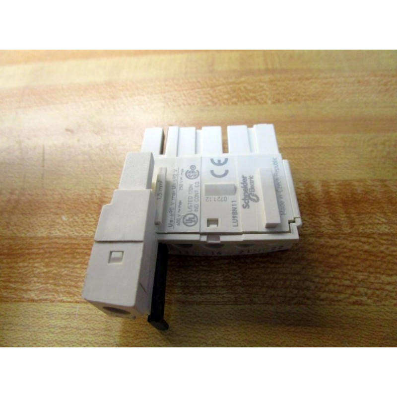 Details about   Schneider Electric Control Terminal Block LU9BN11 TeSys With 1xNO & 1xNC Contact 