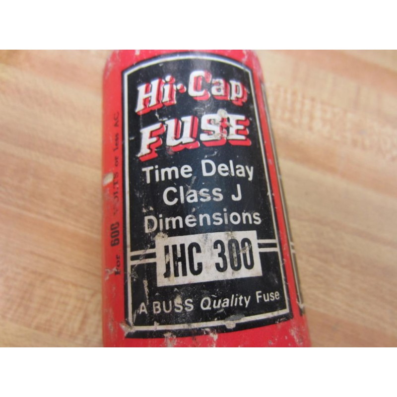 Details about   Bussmann JHC 300 Hi-Cap Fuse JHC300 Old Stock Pack of 3 