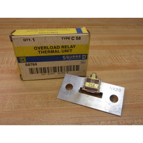 Square D C 58 Overload Relay Heater C58.0