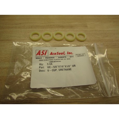AcuSeal UC-58"X78"X18" UR Urethane O-Rings (Pack of 5)