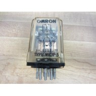 Omron MK3P-5 Relay MK3P5110 Missing Mounting Pin - Used