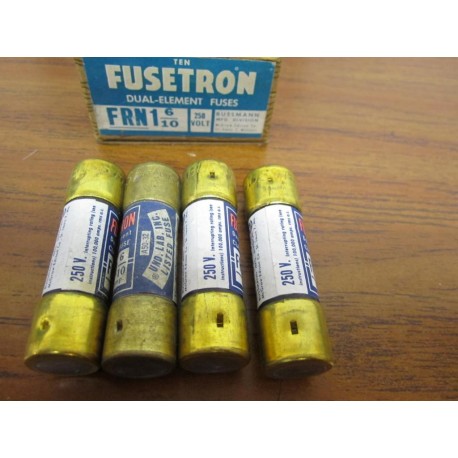 Bussmann FRN1 610 Cooper Fuse Fusetron (Pack of 4)