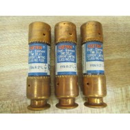 Bussmann FRN-R-2 14 Cooper Fusetron FRNR214 Fuses (Pack of 3) - New No Box