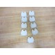 Allen Bradley 1492-W4 Terminal Blocks 1492W4 White (Pack of 9) - Used