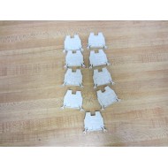 Allen Bradley 1492-W4 Terminal Blocks 1492W4 White (Pack of 9) - Used
