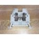 Allen Bradley 1492-W4 Terminal Blocks 1492W4 White (Pack of 9) - Used