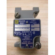 Square D 9007-C52B2 Limit Switch 9007C52B2 - Used