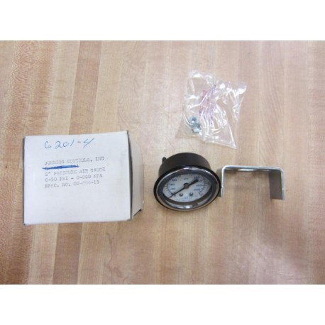 Johnson Controls 02-896-15 0289615 Pressure Air Gauge 0-30 PSI 2"