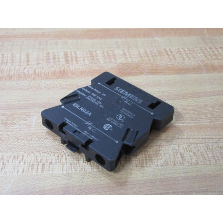 Siemens 49LN02A Auxiliary Contactor - New No Box